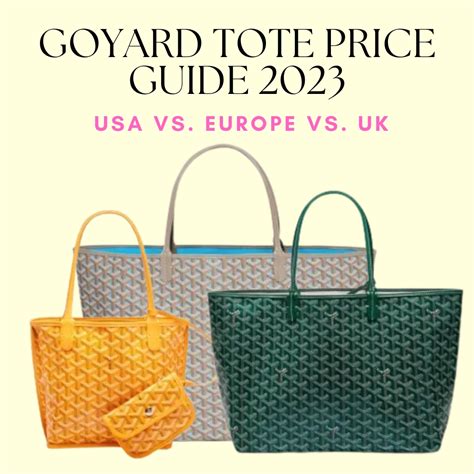 goyard bags prices 2023|goyard singapore price 2023.